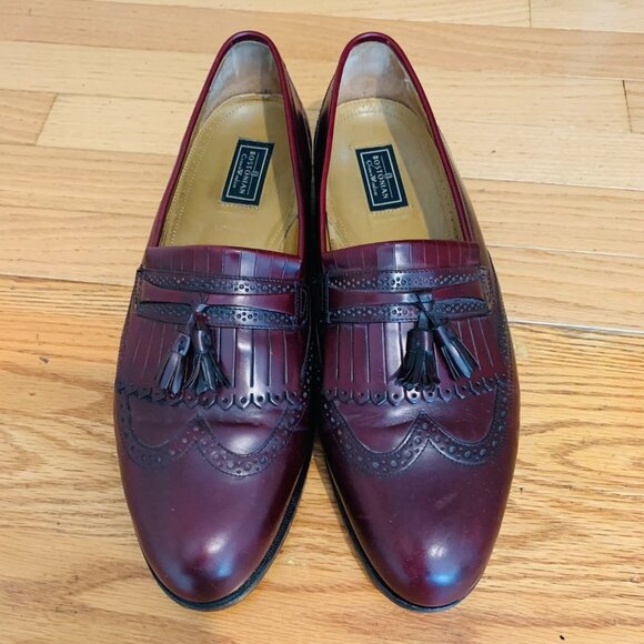 BOSTONIAN CORDOVAN CROWN WINDSOR TASSEL LOAFERS - Picture 12 of 15